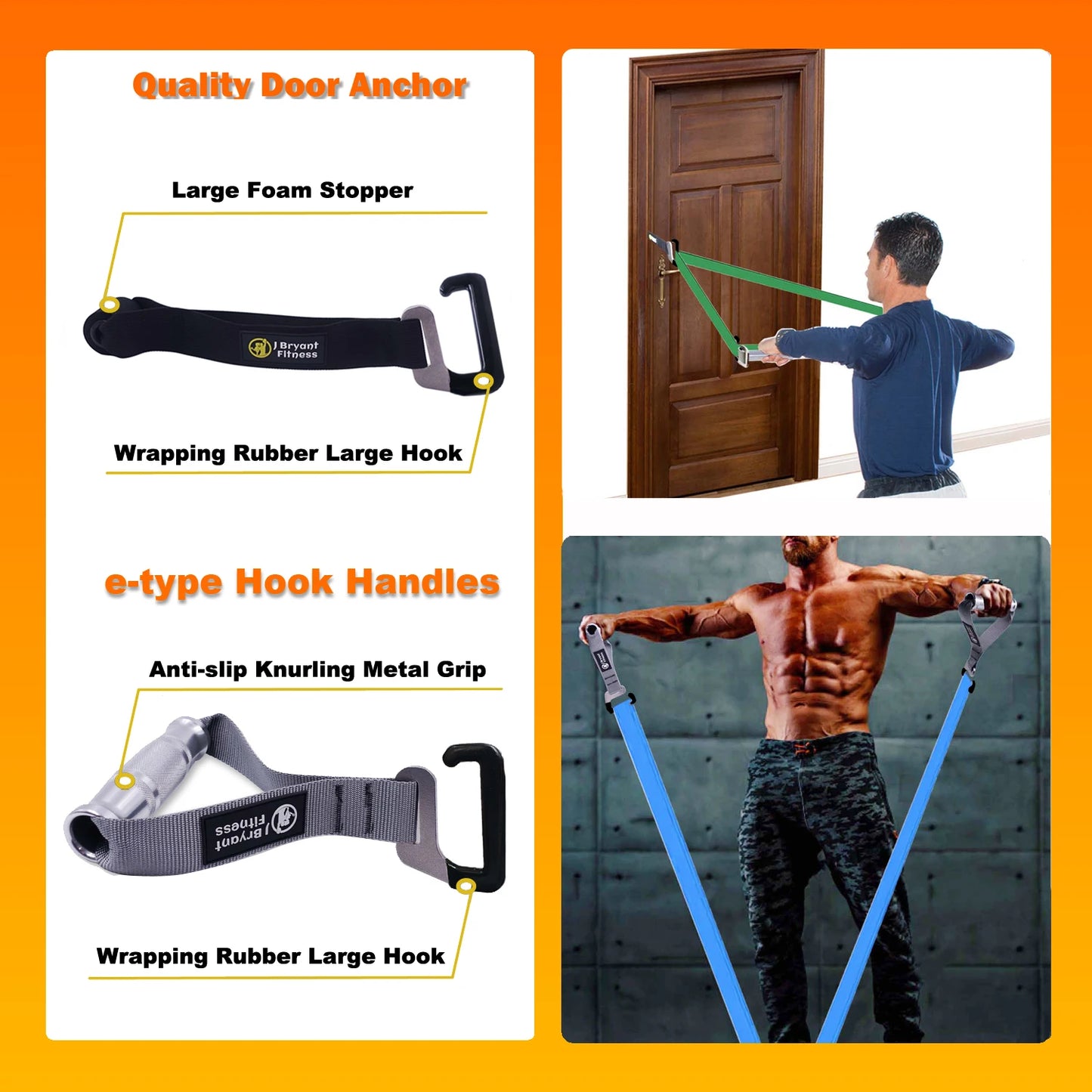 Portable Resistance Band Exercise Bar (96 cm)