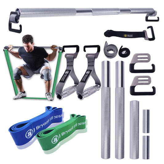 Portable Resistance Band Exercise Bar (96 cm)